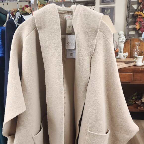 Free People Jackets & Blazers - All I Need Cozy Hooded Duster by Free People